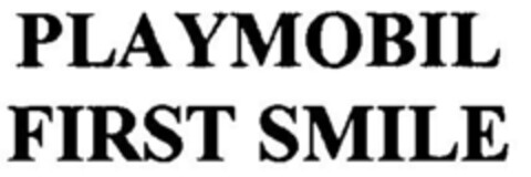 PLAYMOBIL FIRST SMILE Logo (DPMA, 27.01.2000)