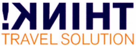 THINK! TRAVEL SOLUTION Logo (DPMA, 20.12.2000)