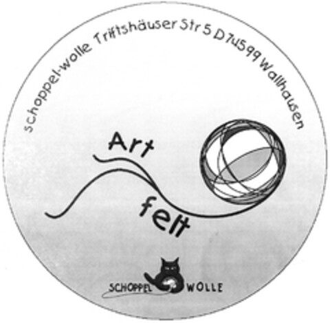 SCHOPPEL WOLLE Art felt Logo (DPMA, 26.01.2008)
