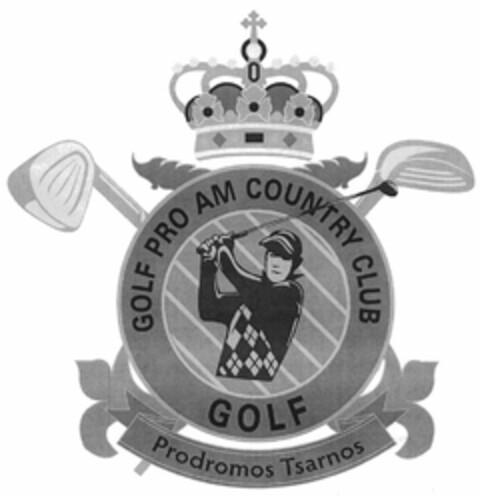GOLF PRO AM COUNTRY CLUB GOLF Prodromos Tsarnos Logo (DPMA, 23.10.2012)