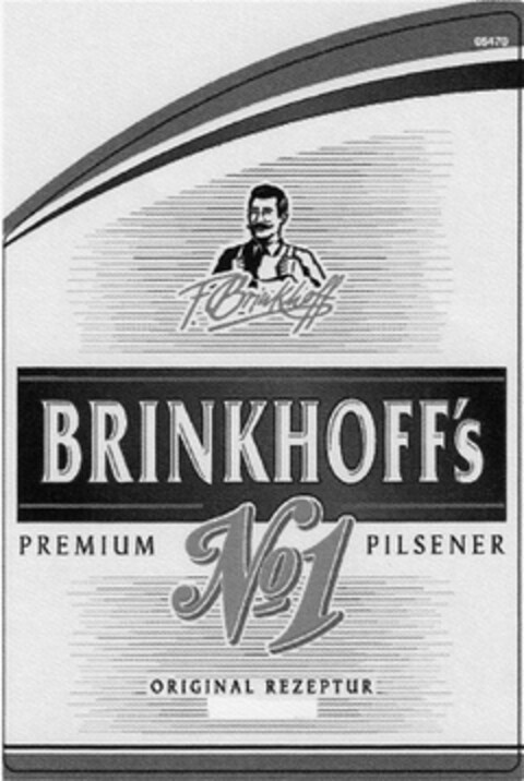BRINKHOFF's No. 1 PREMIUM PILSENER ORIGINAL REZEPTUR Logo (DPMA, 24.12.2012)