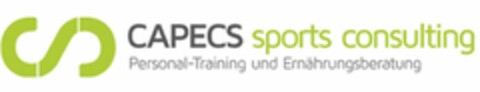 CAPECS sports consulting Personal-Training und Ernährungsberatung Logo (DPMA, 18.07.2014)