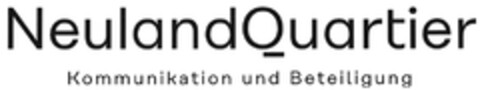 NeulandQuartier Kommunikation und Beteiligung Logo (DPMA, 10/21/2016)