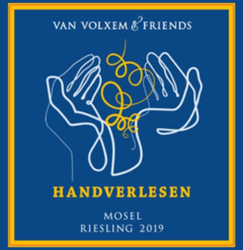 VAN VOLXEM & FRIENDS HANDVERLESEN Logo (DPMA, 22.04.2020)