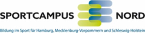 SPORTCAMPUS NORD Bildung im Sport für Hamburg, Mecklenburg-Vorpommern und Schleswig-Holstein Logo (DPMA, 27.05.2021)