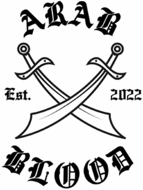 ARAB BLOOD Est. 2022 Logo (DPMA, 14.12.2022)