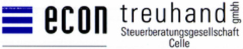 econ treuhand gmbh Steuerberatungsgesellschaft Celle Logo (DPMA, 04/13/2002)