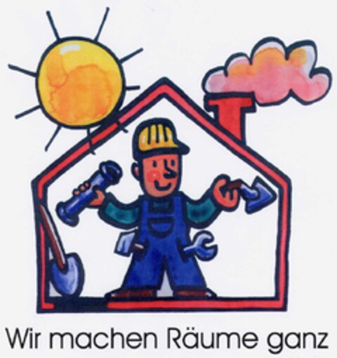 Wir machen Räume ganz Logo (DPMA, 16.10.2002)