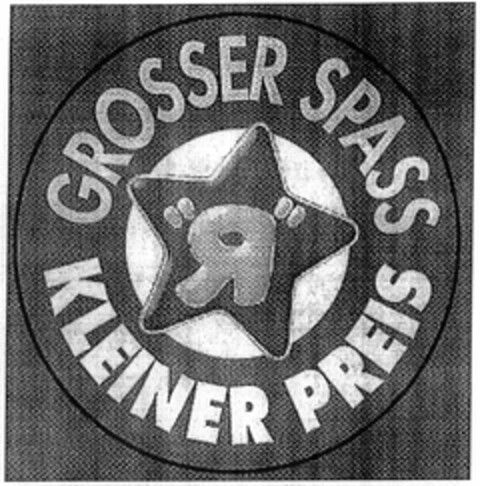 GROSSER SPASS KLEINER PREIS Logo (DPMA, 05.11.2003)