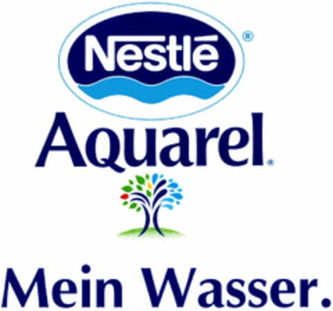 Nestlé Aquarel Mein Wasser. Logo (DPMA, 16.06.2004)