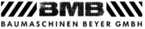 BMB BAUMASCHINEN BEYER GMBH Logo (DPMA, 18.11.1995)