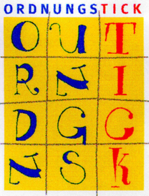 ORDNUNGSTICK Logo (DPMA, 10.07.1996)