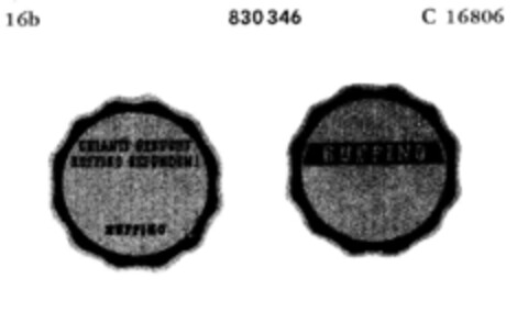 CHIANTI GESUCHT RUFFINO GEFUNDEN ! RUFFINO Logo (DPMA, 01/25/1966)