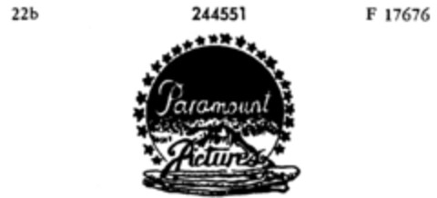 Paramount Pictures Logo (DPMA, 27.01.1920)