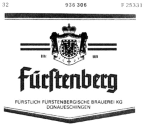 Fürstenberg Logo (DPMA, 27.06.1974)