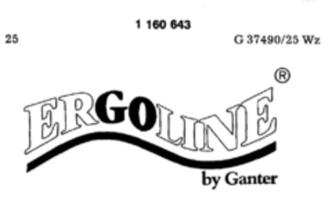 ERGOLINE  by Ganter Logo (DPMA, 24.11.1989)