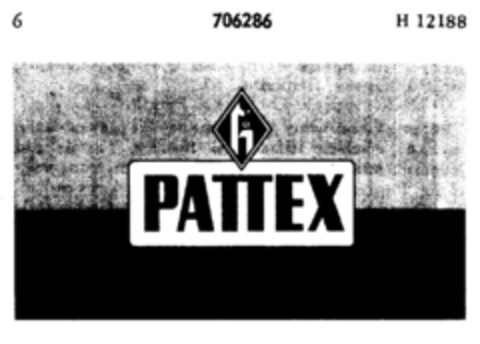 PATTEX Logo (DPMA, 14.09.1956)