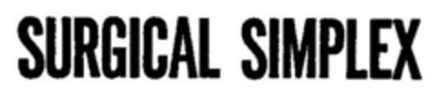 SURGICAL SIMPLEX Logo (DPMA, 06.05.1976)