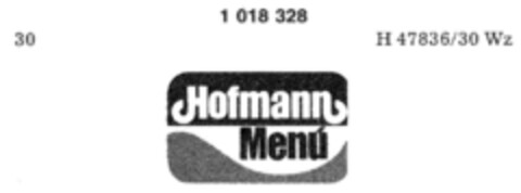 Hofmann Menü Logo (DPMA, 13.08.1980)