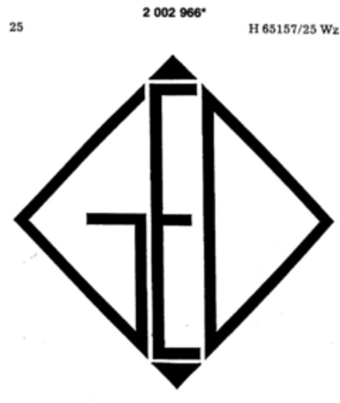 GED Logo (DPMA, 27.02.1991)