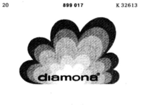 diamona Logo (DPMA, 28.10.1971)