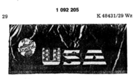 USA Duché Logo (DPMA, 21.05.1985)