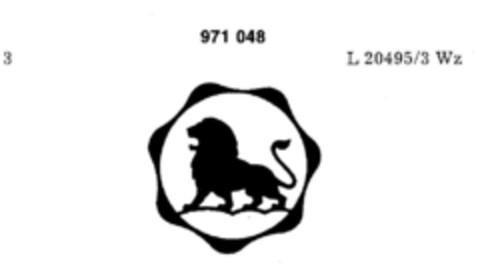 971048 Logo (DPMA, 30.05.1975)
