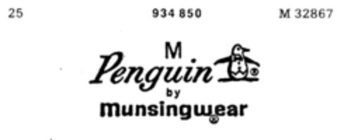 M Penguin by munsingwear Logo (DPMA, 06/02/1970)