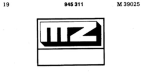 MZ Logo (DPMA, 03/29/1974)