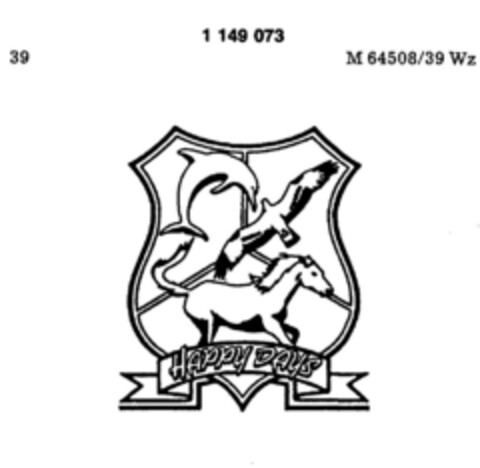 HAPPY DAYS Logo (DPMA, 10.02.1989)