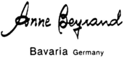 Anne Beyrand Logo (DPMA, 20.06.1992)