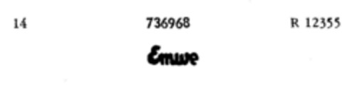 Emwe Logo (DPMA, 06/18/1959)