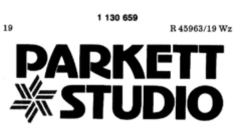 PARKETT STUDIO Logo (DPMA, 03.11.1987)