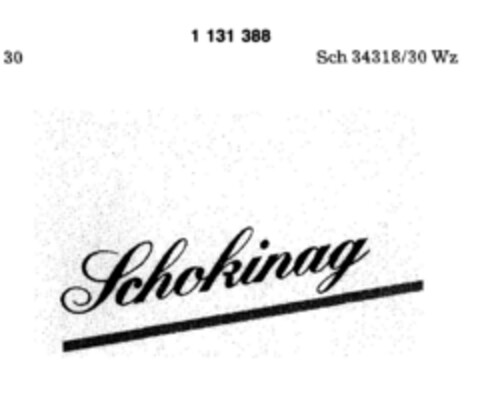 Schokinag Logo (DPMA, 29.04.1988)