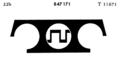 847171 Logo (DPMA, 05.01.1967)