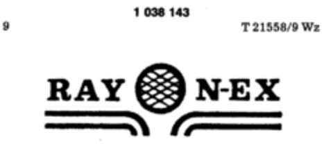 RAY N-EX Logo (DPMA, 03.02.1982)