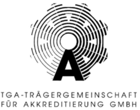 TGA-TRAEGERGEMEINSCHAFT FUER AKKREDITIERUNG GMBH Logo (DPMA, 21.12.1990)