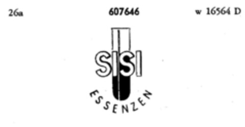 SISI ESSENZEN Logo (DPMA, 19.04.1949)