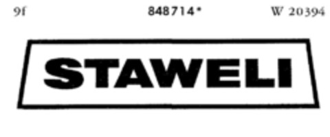 STAWELI Logo (DPMA, 11.04.1968)