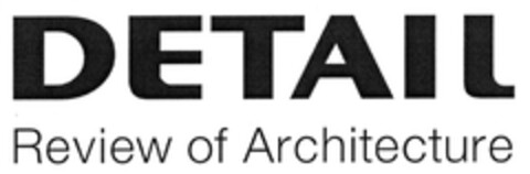 DETAIL Review of Architecture Logo (DPMA, 11.04.2008)