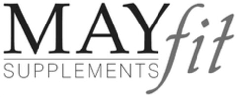 MAYfit SUPPLEMENTS Logo (DPMA, 16.09.2011)