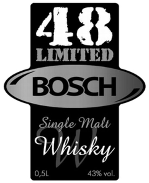 48 LIMITED BOSCH Single Malt Whisky Logo (DPMA, 29.10.2012)