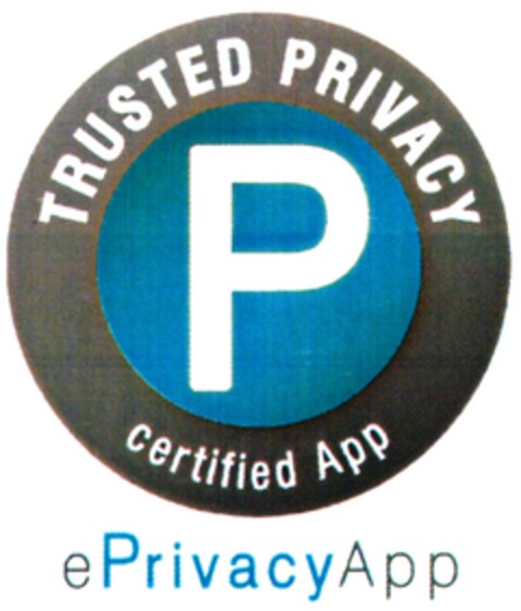 TRUSTED PRIVACY P certified App Logo (DPMA, 25.04.2014)