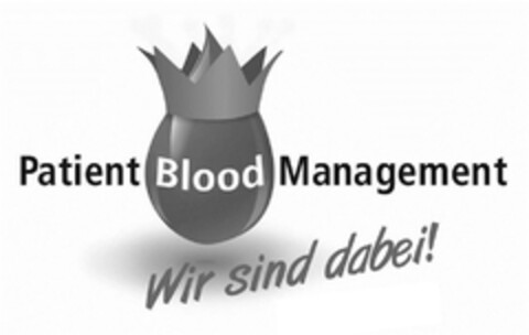 Patient Blood Management Wir sind dabei! Logo (DPMA, 07/13/2015)