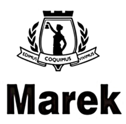 EDIMUS COQUIMUS IVIMUS Marek Logo (DPMA, 13.10.2016)