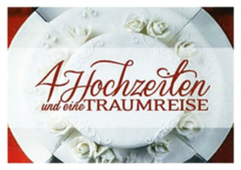 4 Hochzeiten und eine TRAUMREISE Logo (DPMA, 02/08/2017)