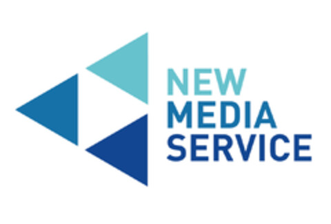 NEW MEDIA SERVICE Logo (DPMA, 08/20/2019)