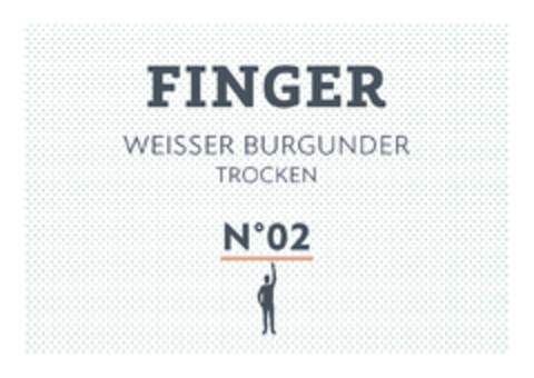 FINGER WEISSER BURGUNDER TROCKEN N°02 Logo (DPMA, 08.04.2020)