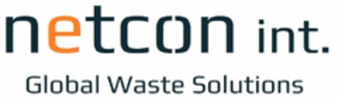 netcon int. Global Waste Solutions Logo (DPMA, 12/09/2020)