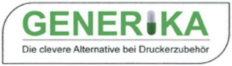 GENERIKA Die clevere Alternative bei Druckerzubehör Logo (DPMA, 06/23/2023)